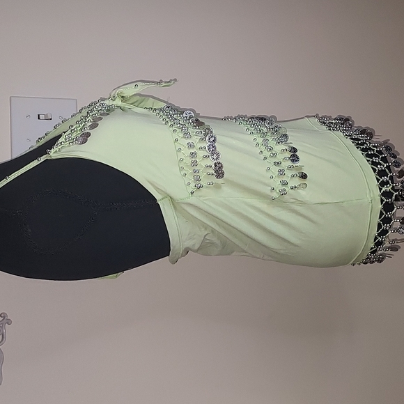 Belly Dancing Coin Halter Top - Picture 6 of 11